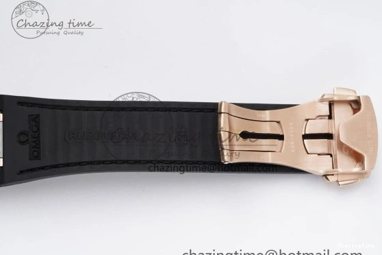 0211 Constellation Black Ceramic SS RG 8F 1:1 Best Edition White Textured Dial on Black Gummy Strap A Sustainable 7804